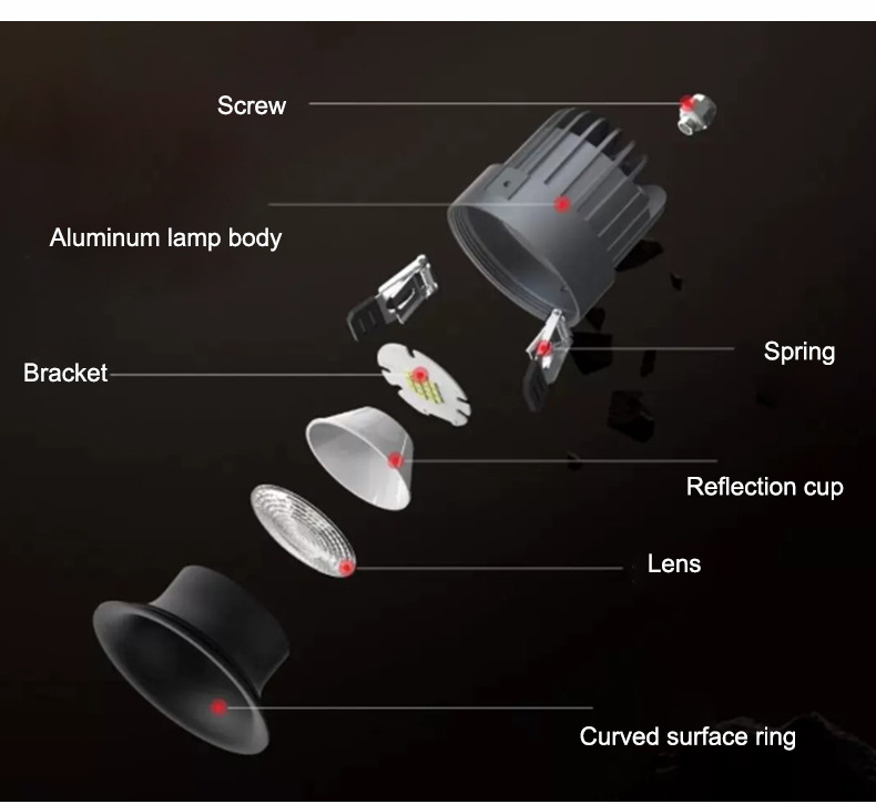 Curved LED Downlight