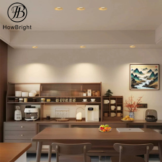 Aluminum 10W Anti-Glare Wood Color LED Recessed Downlight