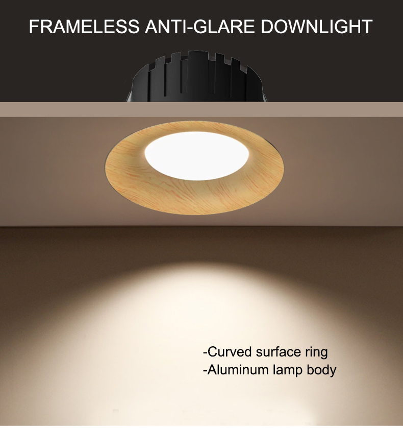 Wood Color LED Downlight