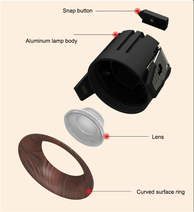 Aluminum Recessed Spotlight