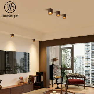 Wood Color Aluminum Anti-Glare LED Surfaced Mounted Downlight