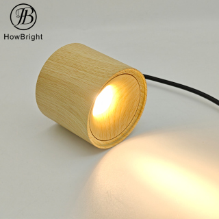 Wood Color Aluminum Anti-Glare LED Surfaced Mounted Downlight