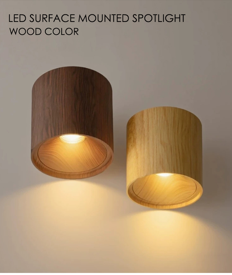 Wood Grain LED Downlight