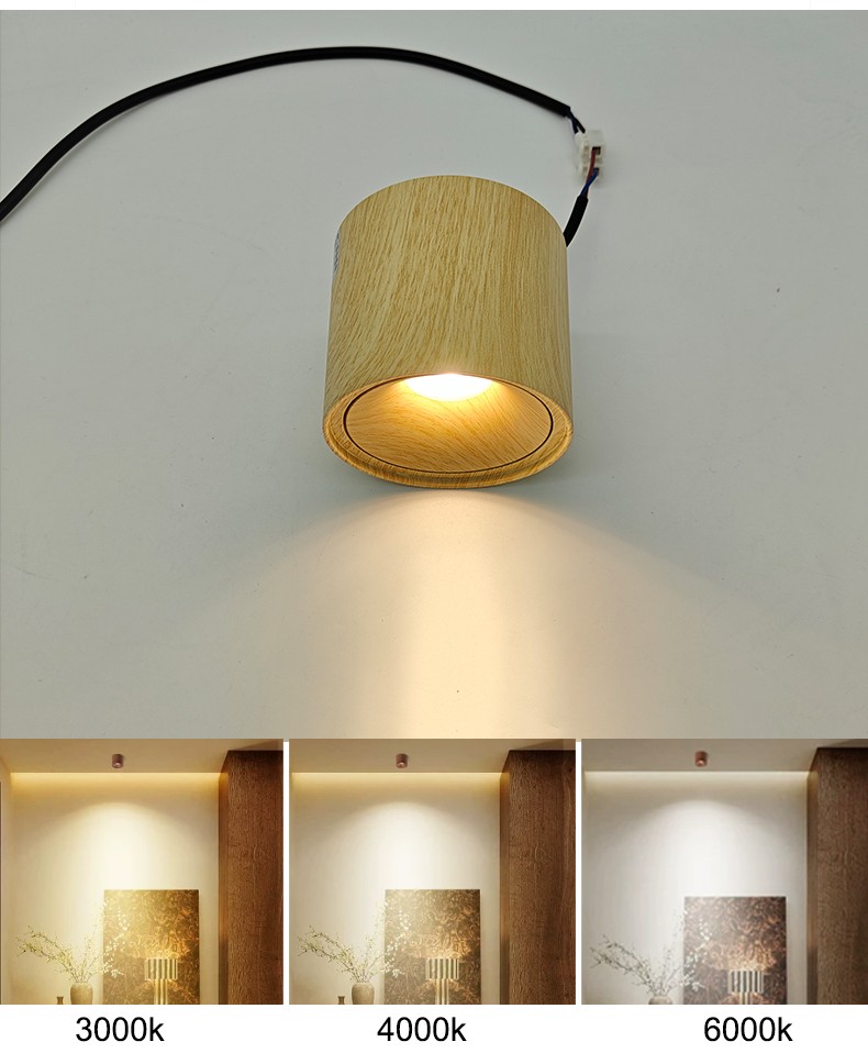 Wood Grain LED Downlight