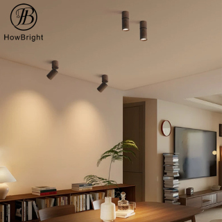 Adjustable Foldable Wood Color Surface Mounted LED Downlight