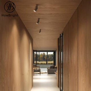 Adjustable Foldable Wood Color Surface Mounted LED Downlight