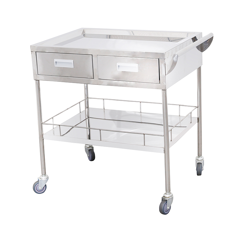 Supply Stainless Steel Hospital Trolley With Drawer Wholesale Factory   3395 202301101122597603 