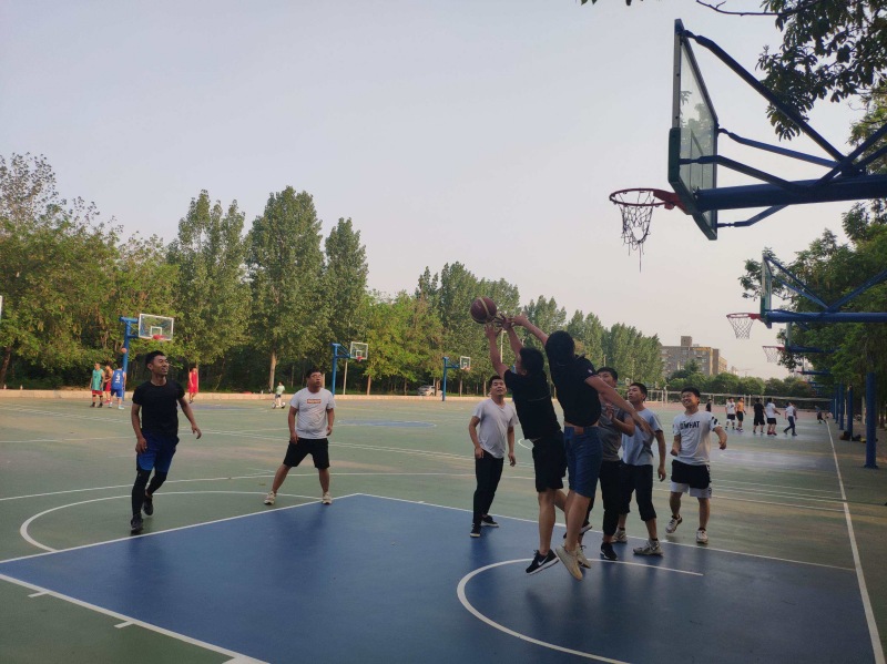 Employee basketball match