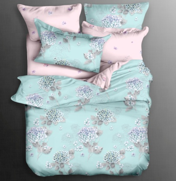 hydrangea pattern bedding