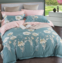 Набор пододеяльников с принтом из 100% хлопка, 200 нитей