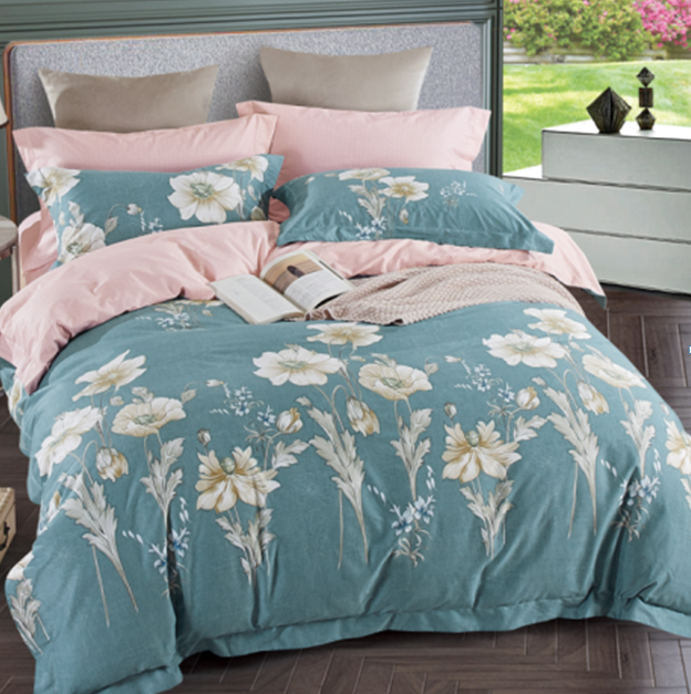 Набор пододеяльников с принтом из 100% хлопка, 200 нитей