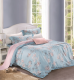 45% Cotton 45% Lyocell 10% Linen Floral Prints Bed Sheet Set