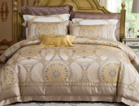 ポリエステル100%の高密度エンドジャガードシーツセット