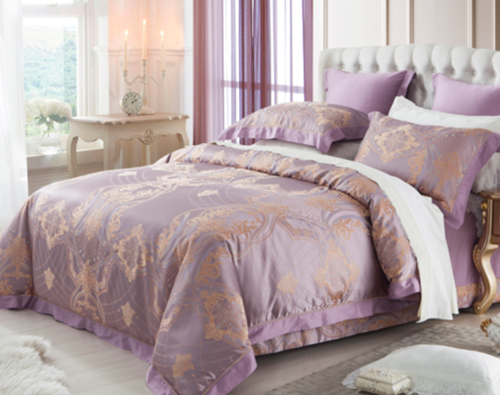 Jacquard Polyester Chine Linge de Lit