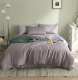 Purple Color Reversible Tencel Comforter Set