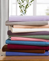 سرير قطني سهل التنظيف ومقاوم للغبار