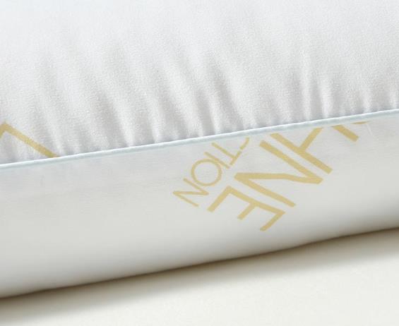 white hotel pillow