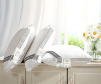 وسادة سرير فاخرة من القطن الناعم للنوم