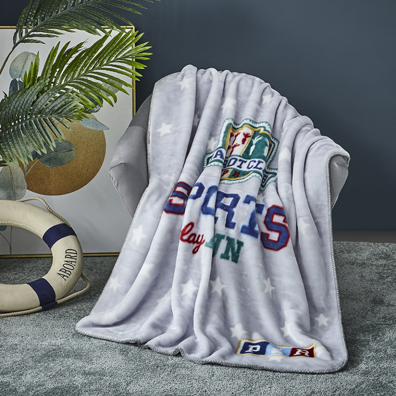 Мягкое уютное одеяло с рисунком значка для детей