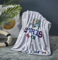 Мягкое уютное одеяло с рисунком значка для детей