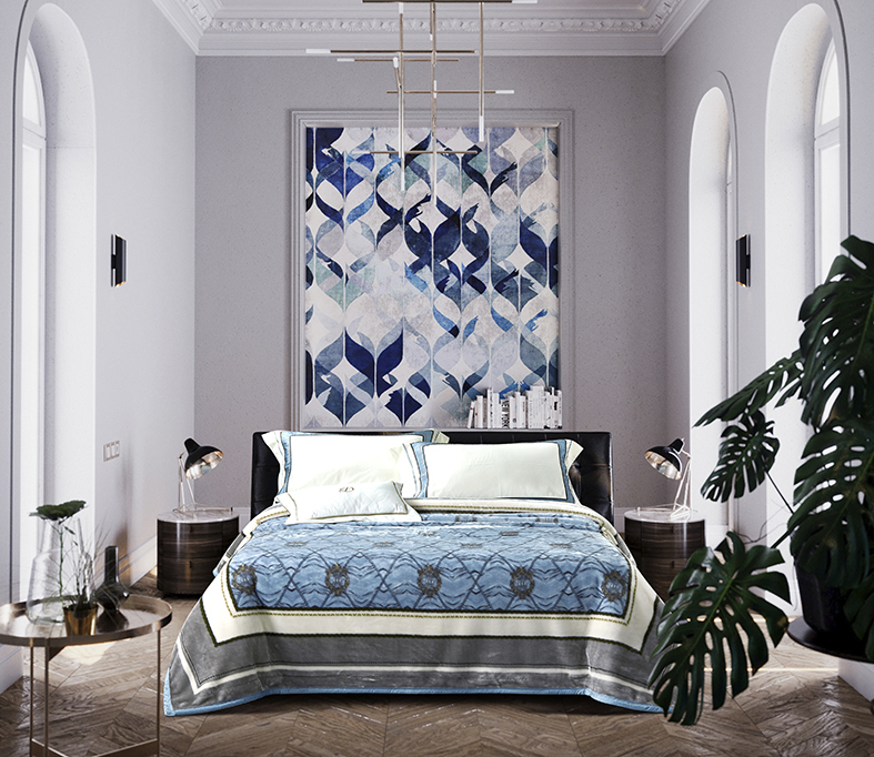 Мягкое плюшевое флисовое одеяло для длинного дивана