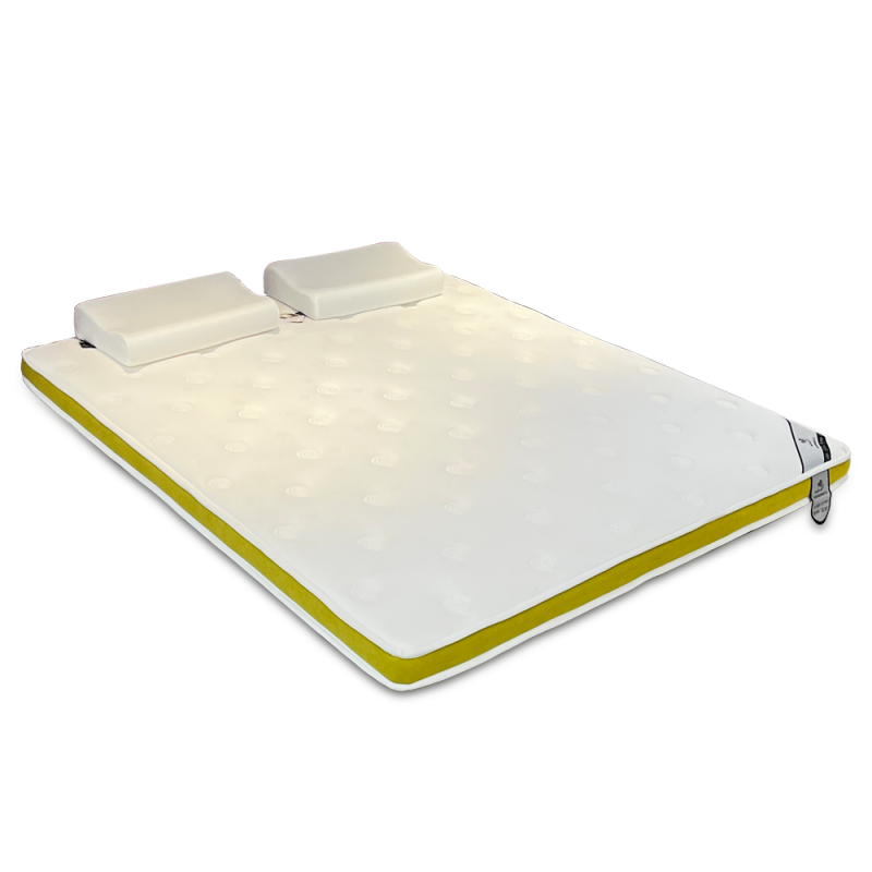 Серый вязаный матрас из натурального латекса