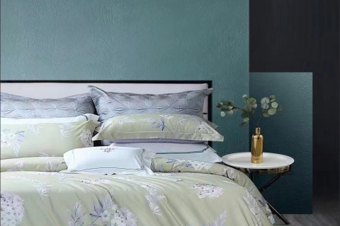 Conjunto de cama estampado --- JARDIM SECRETO