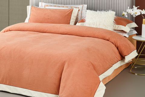 Conjunto de capa de edredom de veludo felpudo --- MANZI