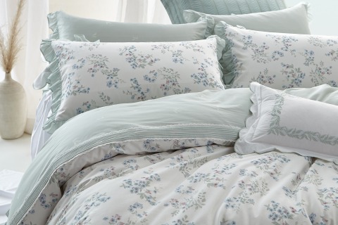 Parure de draps Spring Vibe en lyocell imprimé numériquement 60S --- CHUNJING