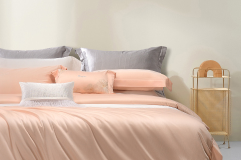 Parure de lit de luxe en mélange lyocell-coton --- YAMU