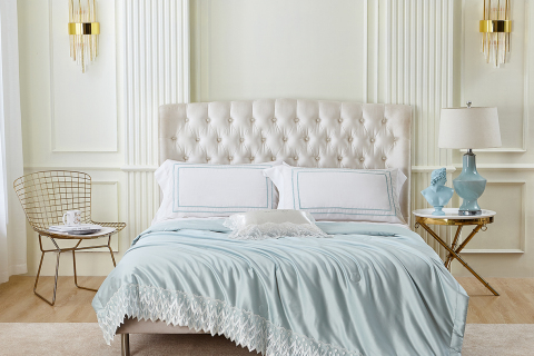 Edredón de verano de algodón ligero y transpirable --- XIANGSONG