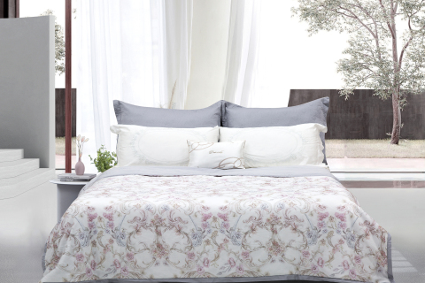 Couette d'été en lyocell à imprimé floral numérique de qualité supérieure --- TINA