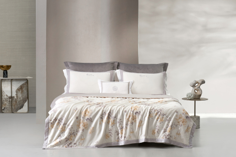 꽃무늬 콩섬유 여름 이불 --- 순펑