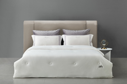 Couette d'été en coton blanc uni --- ZHENROU