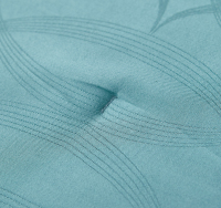 高級ジャカードシルク寝具4点セット --- 深い 海