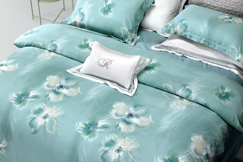 아름다운 코튼-리오셀 블렌드 4피스 침구 세트 --- 비위