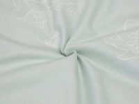 Zartes gelbes Blumenmuster, 4-teiliges Baumwoll-Bettwäscheset --- MICHUN