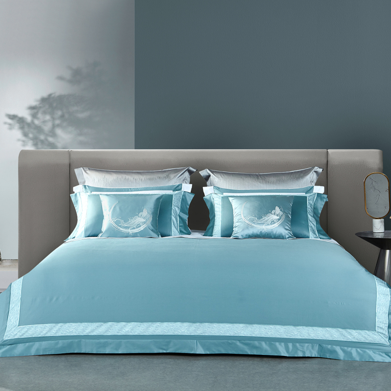 Parure de lit 100 % coton à impression numérique --- RUYU