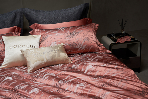 Parure de lit en lyocell à motif inspiré des vagues --- XINGYAO