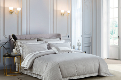 럭셔리 자카드 코튼 침구 세트 --- 샤오