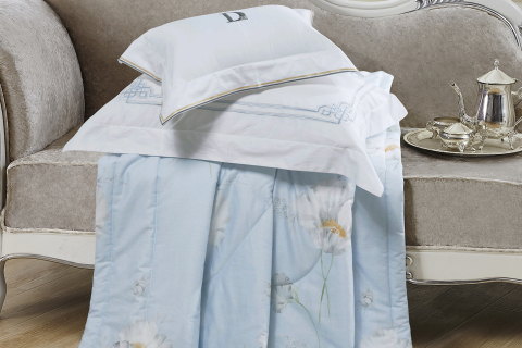 Couette d'été légère en coton floral --- YUEMU