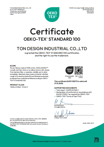 OEKO-TEX® STANDARD 100