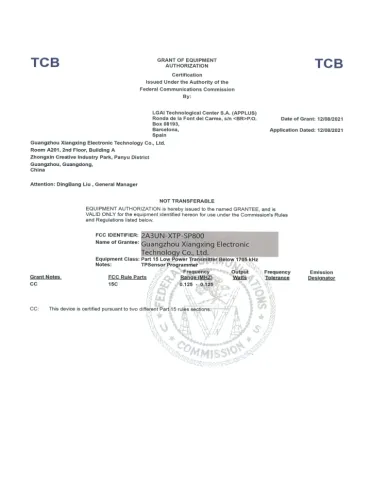 Chứng nhận FCC