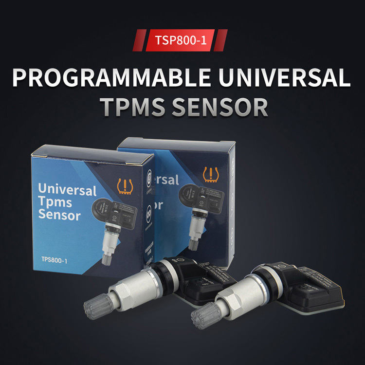 Sensor Tpms programable TPS800-1 315MHZ+433MHZ Sensor de presión de neumáticos universal