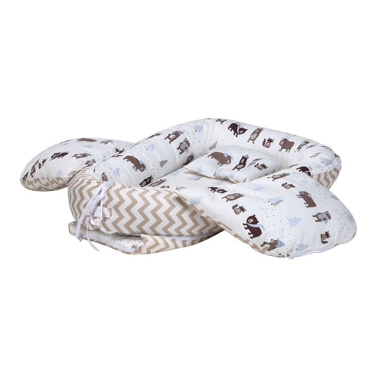 HBB Factory Soft Cotton baby Nest Bed Baby Lounger Customized
