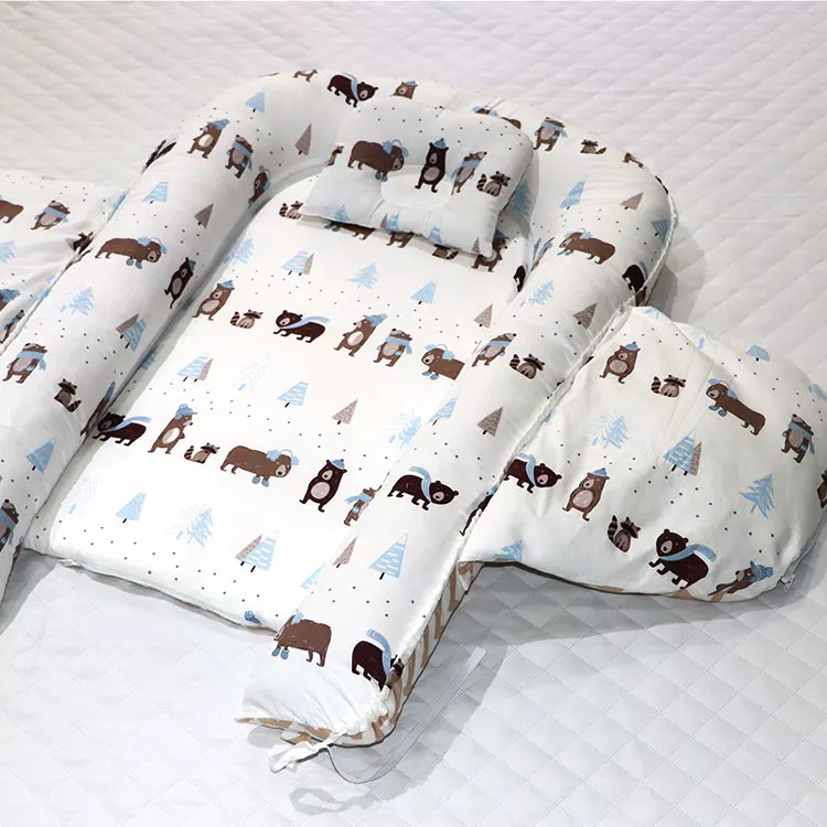 HBB Factory Soft Cotton baby Nest Bed Baby Lounger Customized