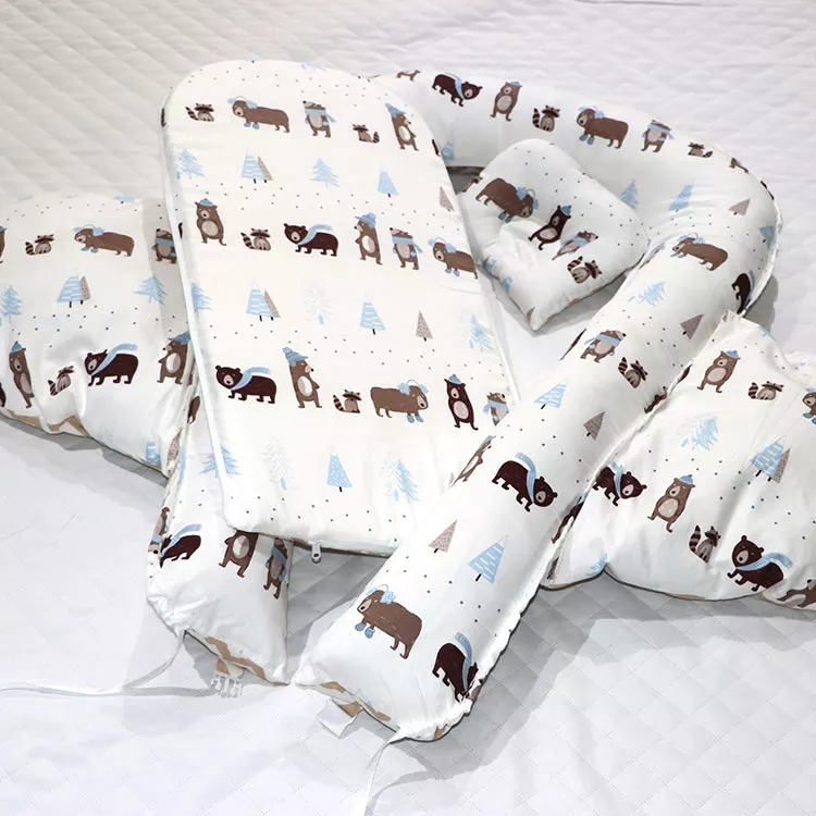 HBB Factory Soft Cotton baby Nest Bed Baby Lounger Customized