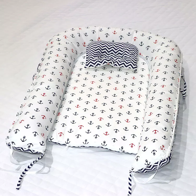Hot sales Detachable Soft Cotton fiber baby Nest Bed Baby Lounger Baby sleeper
