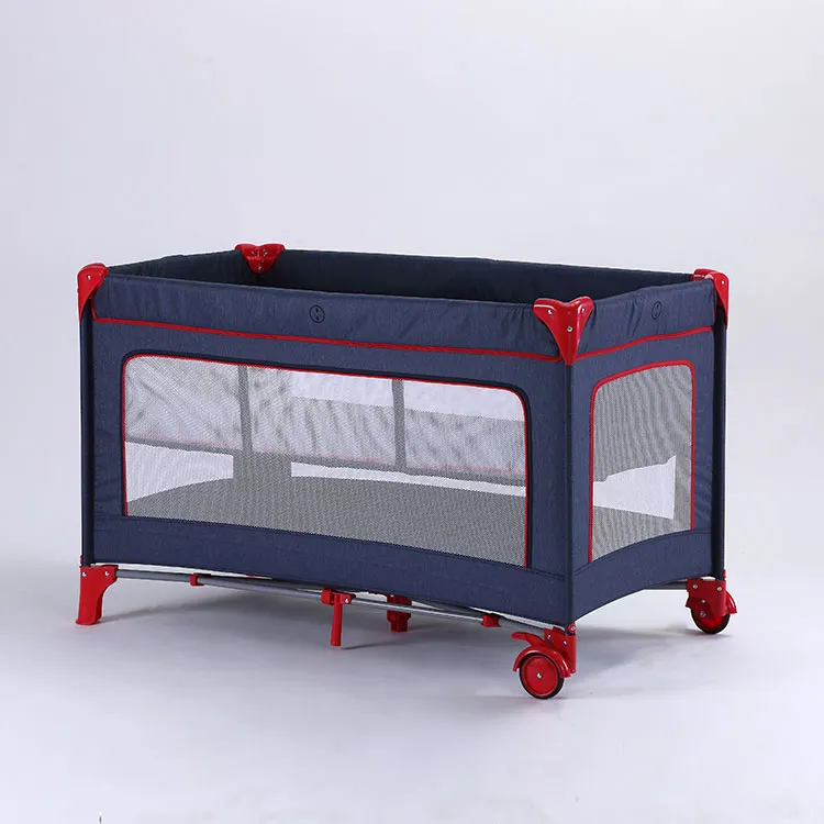Baby crib Baby Playpen Hot Sale Baby Travel Cot With Changing Table Side storage bag