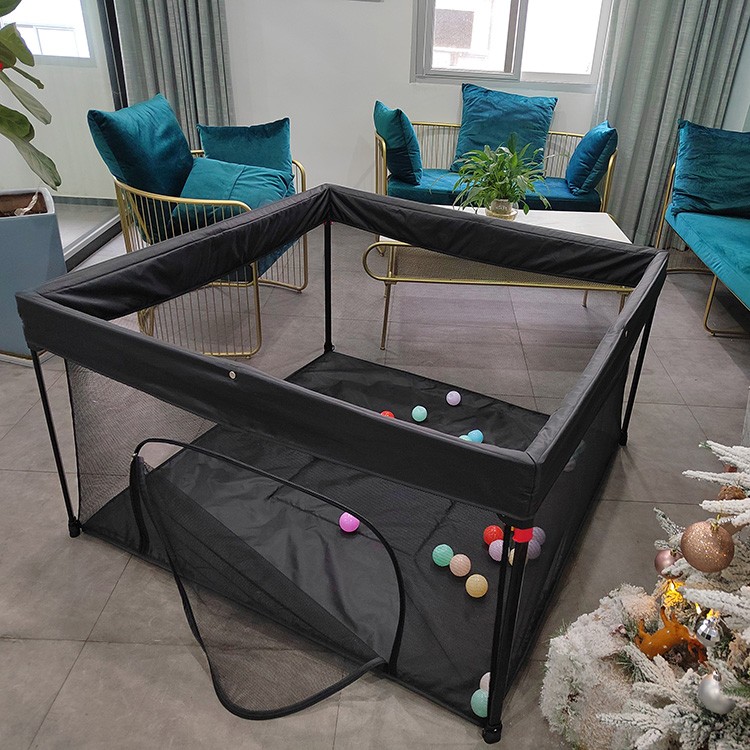 Foldable Oxford Fabric Outdoor Indoor Extra Large baby play fence Activity Center playard with entrance gate